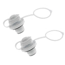 2x Air Valve Caps Screw For Fishing Boat Inflatable Kayak Canoe Pool Raft Airbed