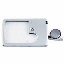 Credit Card Led Magnifier loupe with light Leather Case Favor magnifying gl N7K8