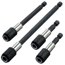Quick-change bit holder set 1/4 inch hexagonal shank Magnetic bit holder fo