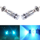2 Pieces High Power 100W H1 20SMD Led Fog Light Driving Bulbs 8000K Ice Blue for