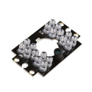 18 Led Infrared IR 90 Degrees Bulb Board 850nm For Surveillance