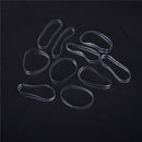 500x Clear Ponytail Holder Elastic Rubber Band Hair Ties Ropes Rings Chic