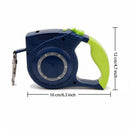 LED Lights Nylon Walking Pet Leash Retractable Dog Leash