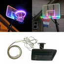 1PC Basketball Rim LED Solar Light Playing Night Light Home Boys Decor H4P4