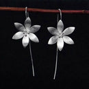New Fashion Long Tassel Earrings Bohemian Flower Statement Drop Dangle Earrings