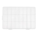 24 Slots Adjustable Grids Jewellery Storage Box Beads Craft Organizer Case