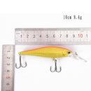 9.4g/10cm fishing lures baits floating bass crankbai popper hard lures hook 8