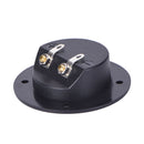 Speaker Terminal Connection Gilded Round Boxes with 2 Banana Jack DIY JSBX