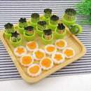 12pcs Mini Cookie Cutters Pie Crust Vegetable fruit Cutter baking Set tools Y3K7