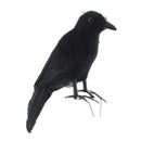Artificial Crow Black Bird Raven Prop Decor For Halloween Display Decoration