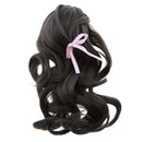 Black Long Wave Curly Hair Wig Hairpiece for 1/3 BJD Super Dollfie SD Making