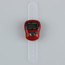 Mini LCD Electronic Digital Display Finger Hand Tally Counter Counting -Red N3E5