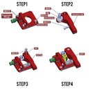 Red Left MK8 Extruder Extrusion For  Ender 3 CR10