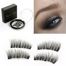 4PCS/Pair Triple Magnetic Eyelashes Handmade Reusable False Eye Lashes Supp X8H6