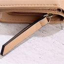 Fashion Women's Leaf Wallet Long Leather Card Holder Purse Zipper Buckle El