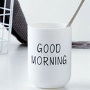 Home Bathroom Toothbrush Toothpaste Holder Round Washing Tooth Cup Pp Drink