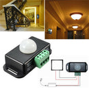 DC 12V 24V For LED Light Mini PIR Motion Sensor Switch Body Infrared Accessories
