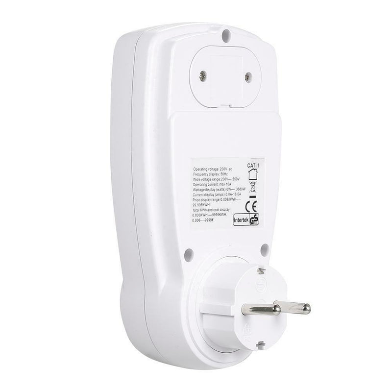 AC Power Meter 220V Digital Wattmeter European Union Energy Meter Watt (EU)