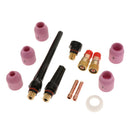 13pcs Welding Torch Gas Lens Tig Cup Kit for WP-17,18,26 TIG Welding Torch