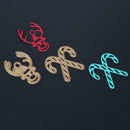 2pcs Elk Head Cutting Dies Stencils Scrapbook Embossing DIY Craft Album