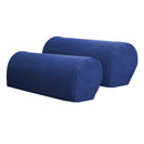Stretch Sofa Armrest Covers Anti-Slip Couch Armrest Protector Dark Blue