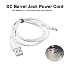 USB A Male to DC 3.5mm Power Cable 3.5x1.35mm 5V DC Barrel Jack Power Cord A