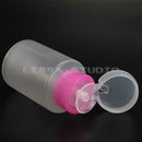120ML Pink Pump Dispenser Bottle Nail Art UV GEL Polish Remover Acrylic Liquid