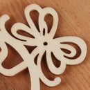 6Pc Christmas Tree Decor For Home Wooden Hollow Ornament Hanging Pendant Decor,a