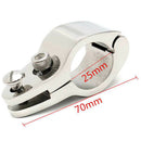 25Mm Fitting Boat Bimini Top Hinged Jaw Slide Marine Hardware 316 Stainless