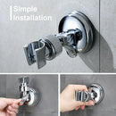 Shower Head Handset Holder Bathroom Wall Mounted Adjustable Suction Cup Bracket