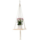 Macrame Shelf Plant Hanger Indoor Hanging Planter Basket Holder Home Decor