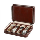 8 Grids PU Leather Watch Box Storage Showing Watches Display Storage Box Ca Y4I2