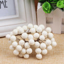 40-head Mini Artificial Fruit Berry Christmas Wedding Decoration White