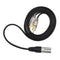 2X Dual RCA Male Plug To XLR 3-Pin Male Jack Audio Cable Connector