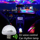 2X USB Mini LED RGB Disco Stage Light Party Club KTV Xmas Magic Phone Ball Lamp