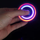 Hand Finger Spinner EDC Tri Fidget LED Light Ceramic Gyro Anti Stress Toys Hot