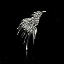 Retro Crystal Eagle Brooch Lapel Pin Men Women Shirt Suit Accessory Gift