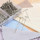 Steel T-pins 2 Inch, 1-1/ 2 Inch for Blocking Knitting, Modelling and Craft