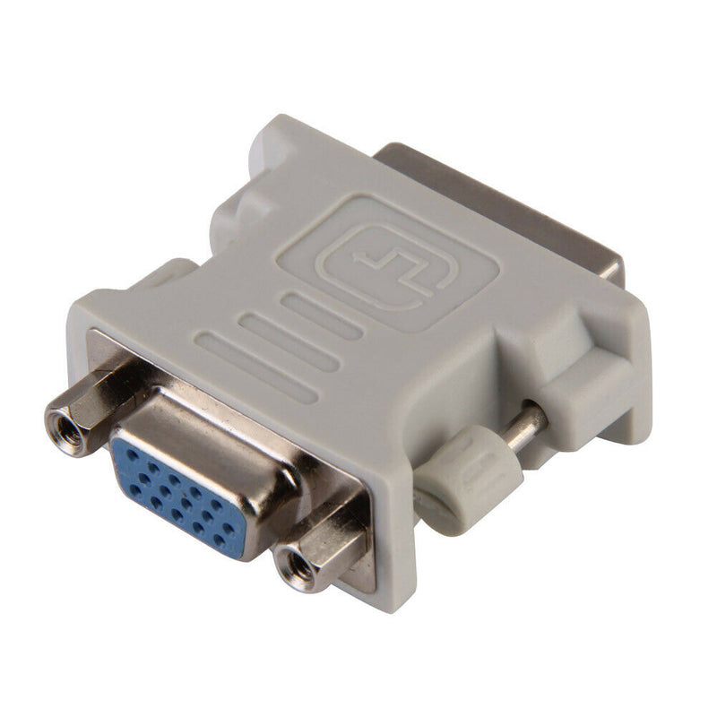 DVI DVI-I Male 24+5 Pin to VGA Female Video Converter Adapter M/F LCD HDTV