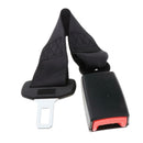 Car Seat Belt Extender Seatbelt Extension Buckle Socket Adults Kid A Black