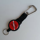 2x Scuba Dive Gear Holder Retractor Retractable Lanyard Rotatable Hook Clip