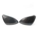 Side Mirror Cover Direct Replacement Carbon Fiber Mirror Cover Caps For 201