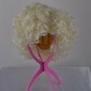 7.8 Inch Synthetic Wigs High Temperature Silk Heat Short Short Roll Lace Wi