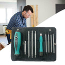 Screwdriver Set Magnetic 10Pcs Precision Slotted Phillips Repair Bits Favor Q6P3