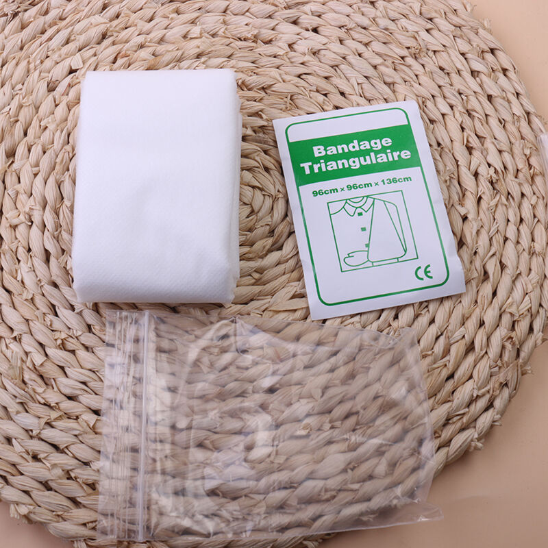 Bandage Triangular First Aid Bandage Fracture Fixation Non Woven-Wr D2F6