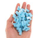 40pcs 90 Degree Nylon Insulated Female Push On Wire Terminal Connector JR