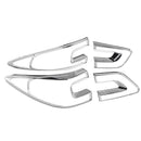 4Pcs Car Tail Light Cover Trim Frame Abs Chrome Decoration For Renault Kadj