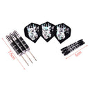 3pcs Stainless Iron All Metal Carved Aluminum Dart Needle For Darts GiftOZ