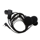 Motorcycle Bike Headset Earpiece Mic PPT For Kenwood BaoFeng PuXing
