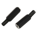6 piece 3.5mm Female Audio Stereo Jack Plug Connector Adapter L5W9